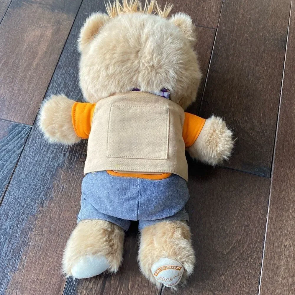 Vintage Teddy Ruxpin 1985 2017 talking animated plush stuffed bear animal‎ talks